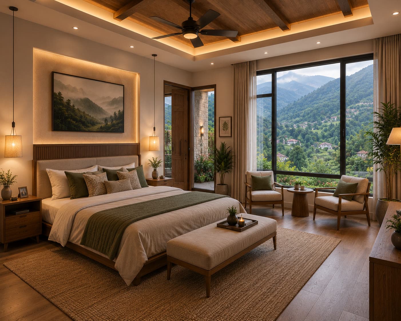 Ekant Villas — master bedroom interior